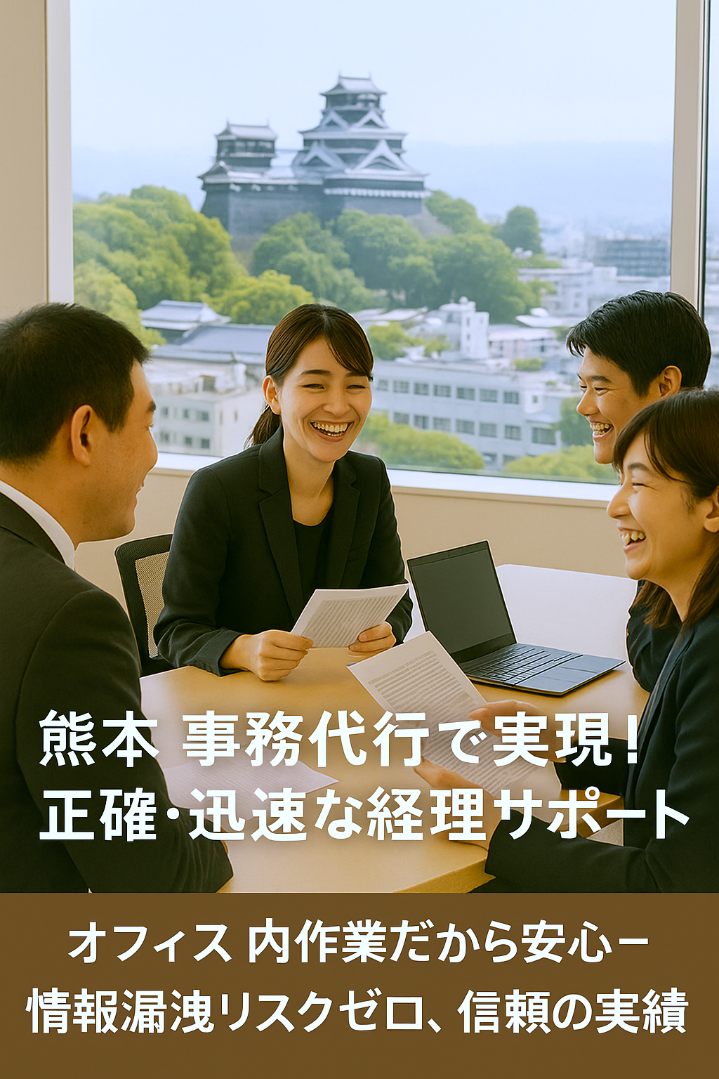 経理事務代行の実績―熊本企業に寄り添う正確&迅速なサポート