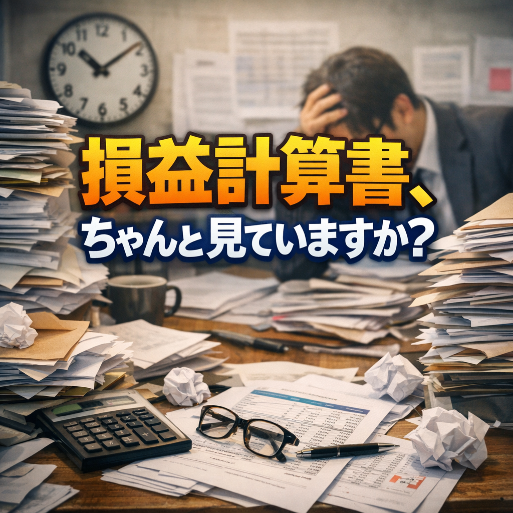 数字が苦手でも大丈夫。損益計算書（P/L）の“見るべきポイント”だけお伝えします